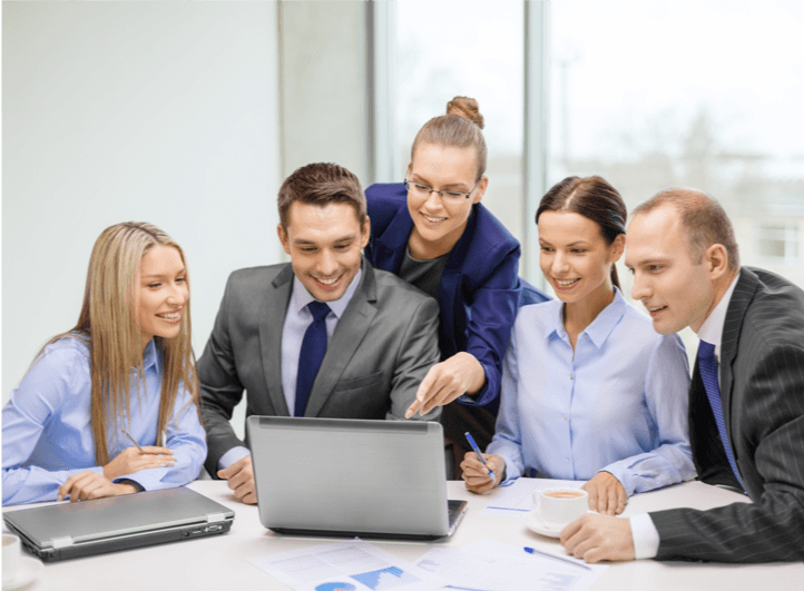 group exploring employee wellness program