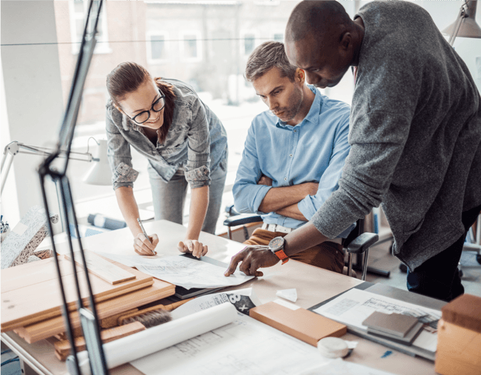 reviewing new hire's work